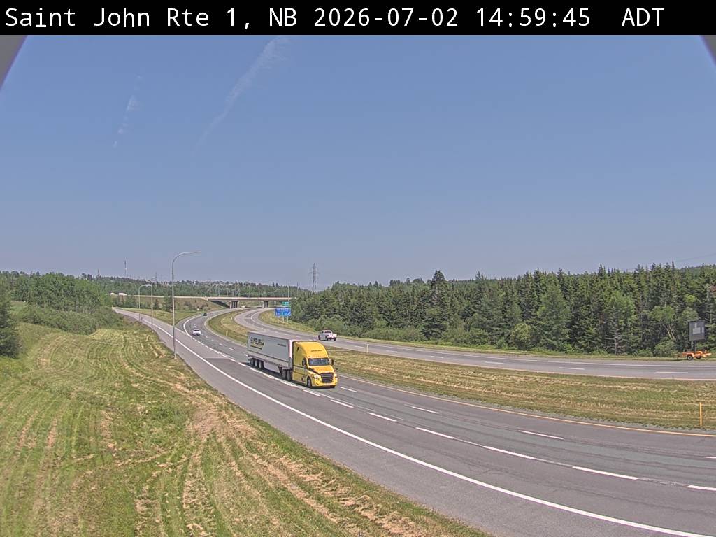 Web Cam image of Saint John (NB Highway 1)