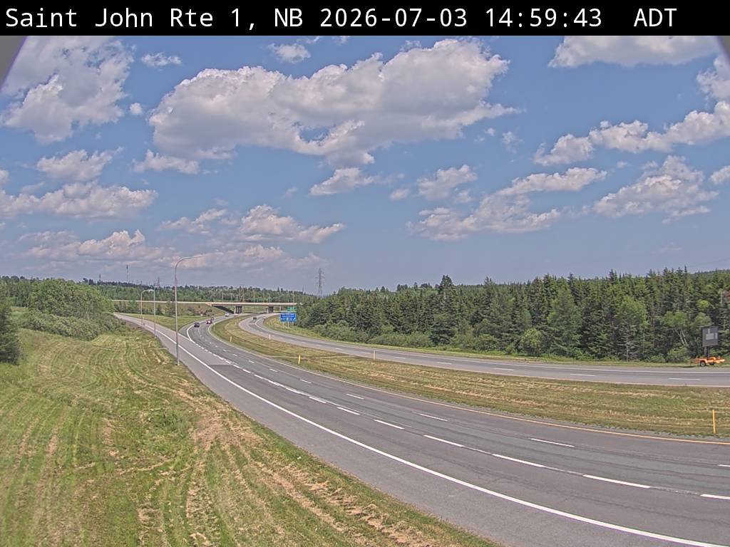 Web Cam image of Saint John (NB Highway 1)