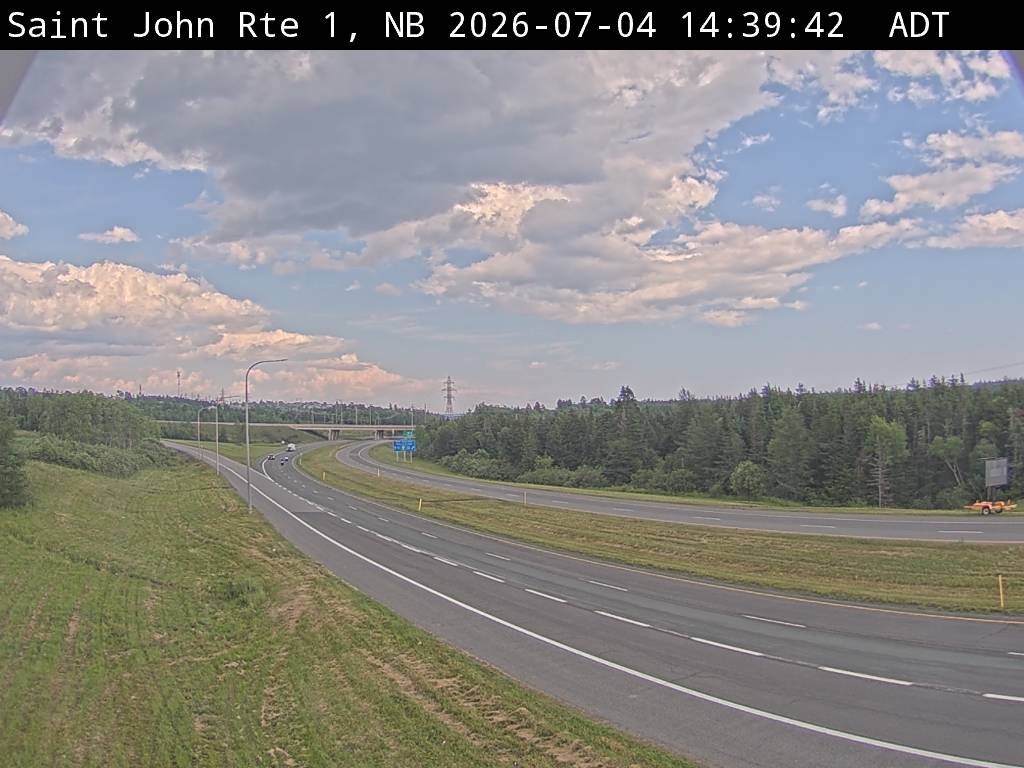 Web Cam image of Saint John (NB Highway 1)