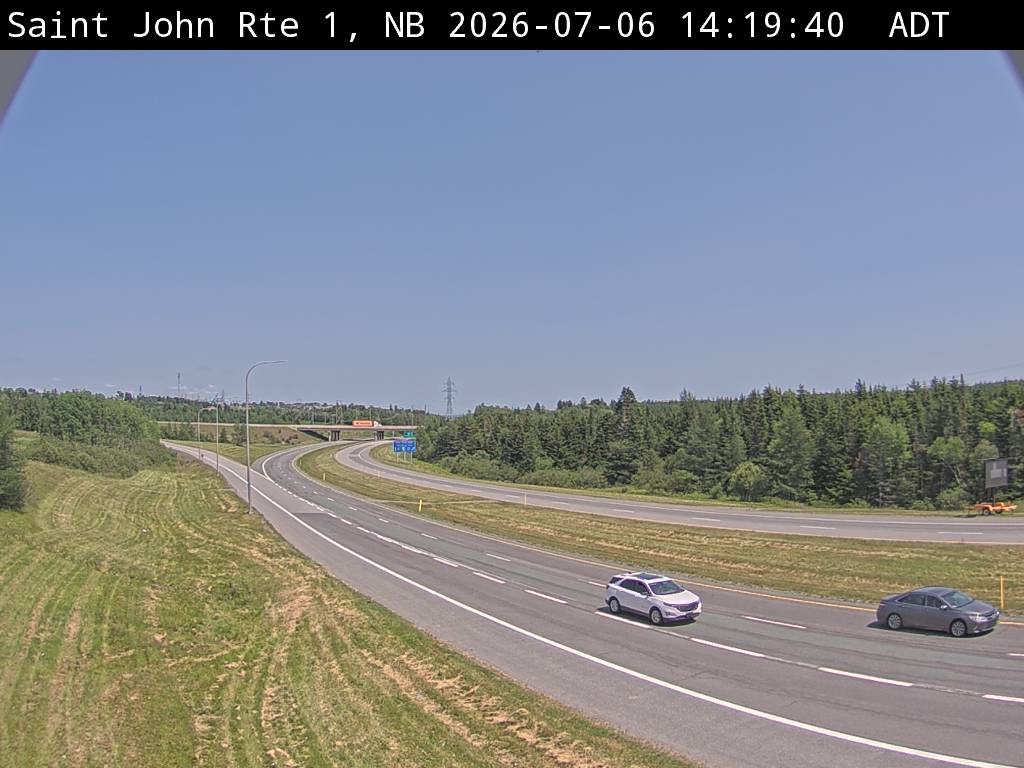 Web Cam image of Saint John (NB Highway 1)