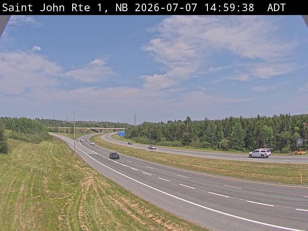 Web Cam image of Saint John (NB Highway 1)
