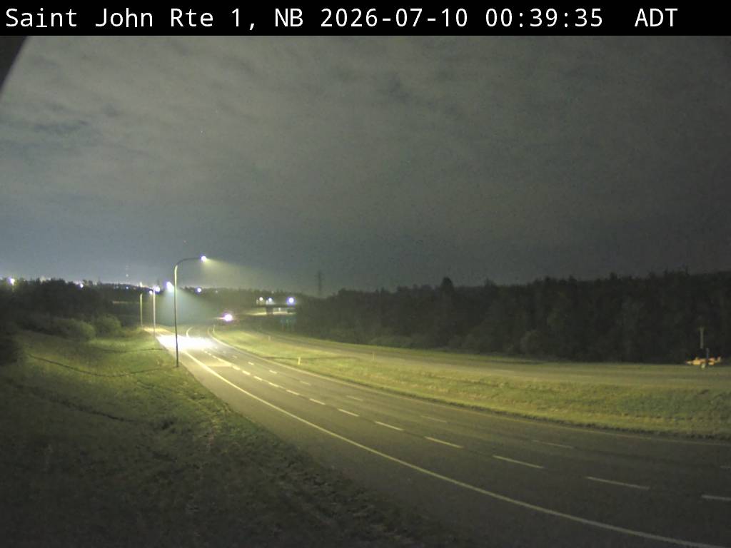 Web Cam image of Saint John (NB Highway 1)