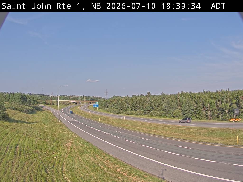 Web Cam image of Saint John (NB Highway 1)