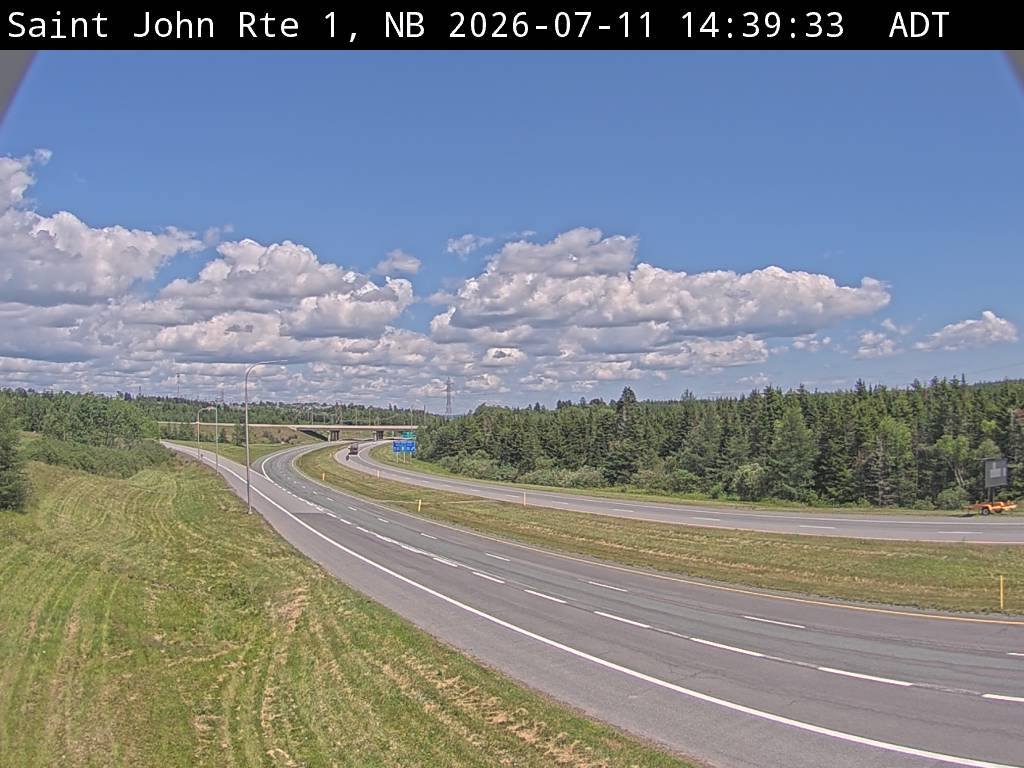 Web Cam image of Saint John (NB Highway 1)