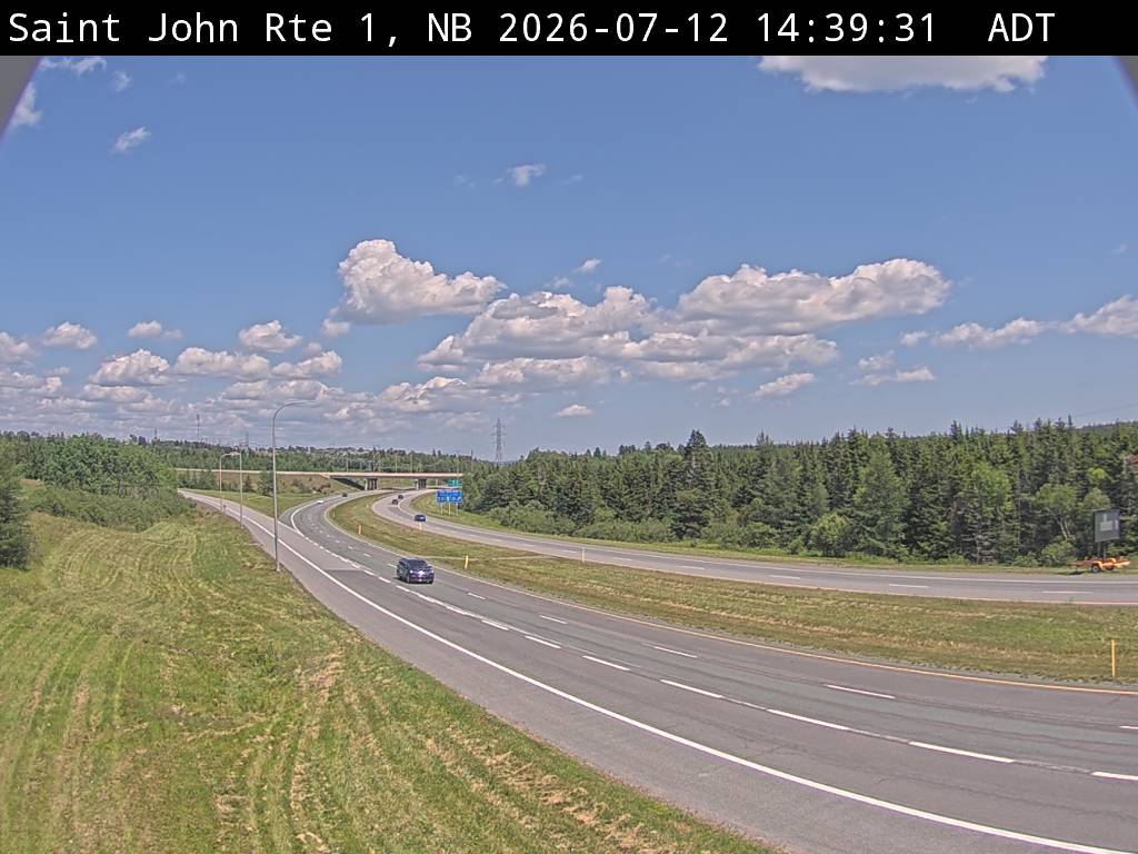 Web Cam image of Saint John (NB Highway 1)