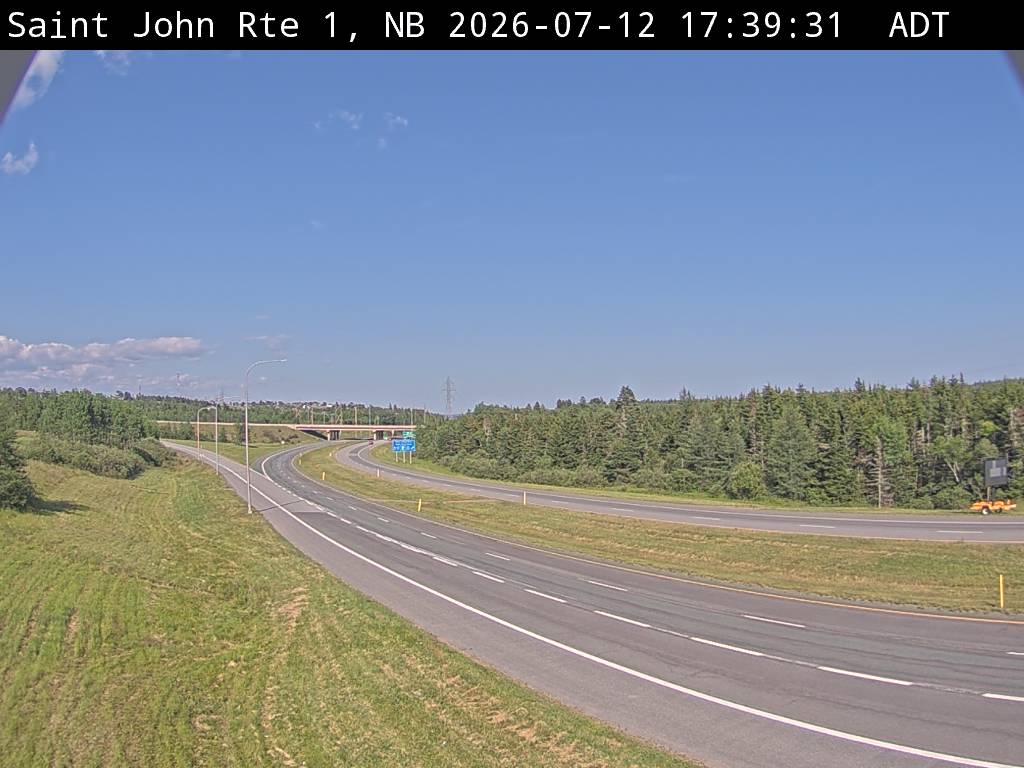 Web Cam image of Saint John (NB Highway 1)
