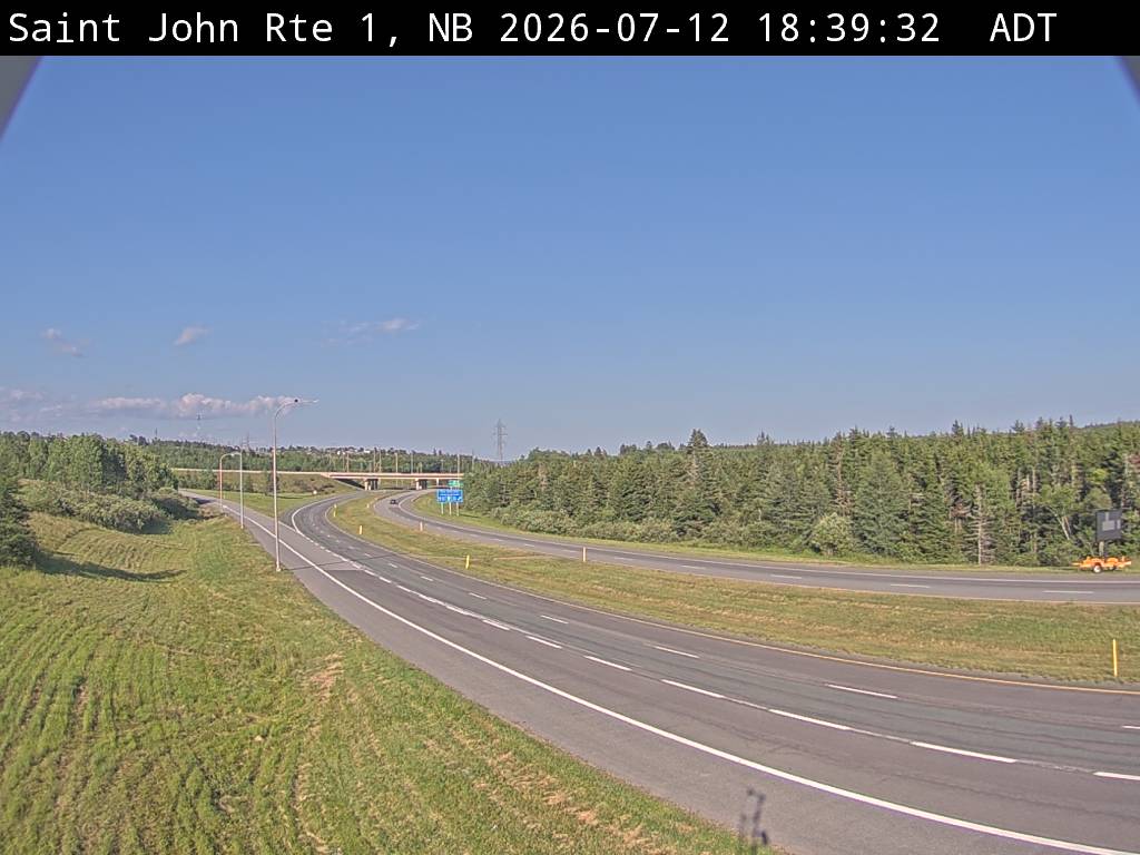 Web Cam image of Saint John (NB Highway 1)