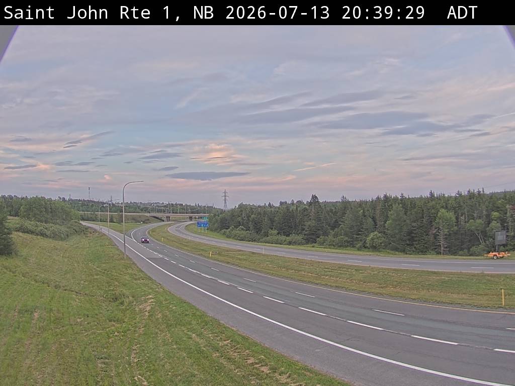 Web Cam image of Saint John (NB Highway 1)