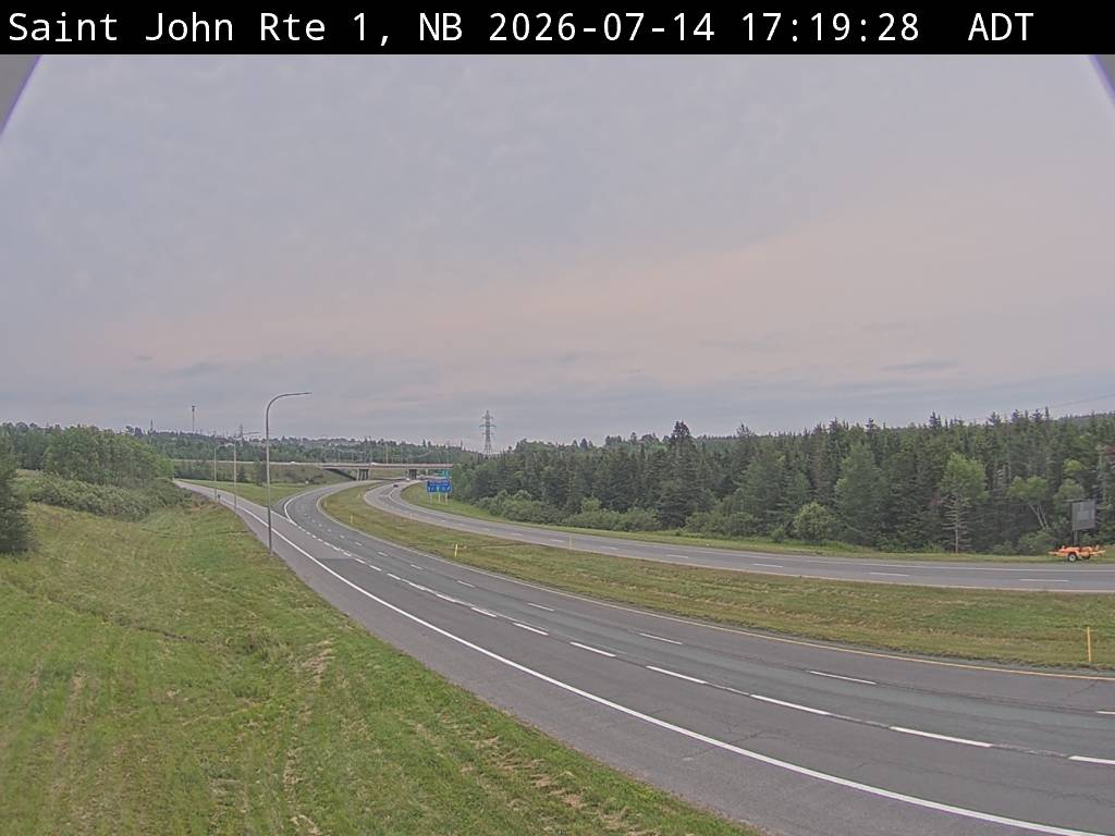 Web Cam image of Saint John (NB Highway 1)