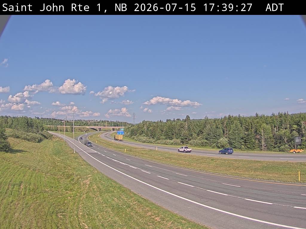 Web Cam image of Saint John (NB Highway 1)
