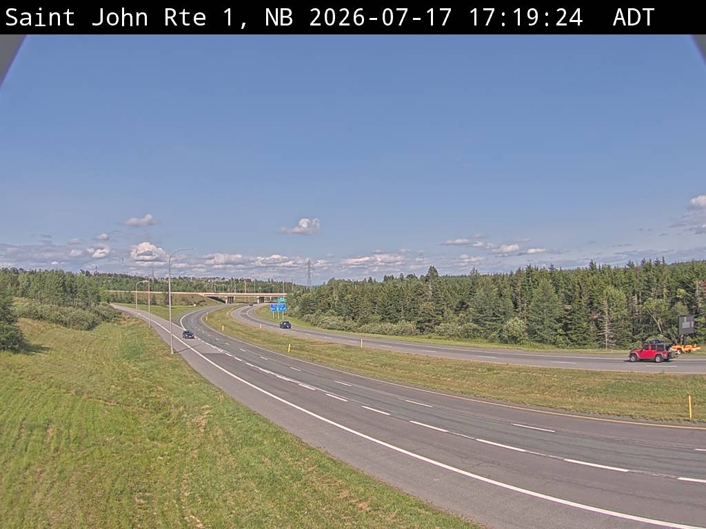 Web Cam image of Saint John (NB Highway 1)