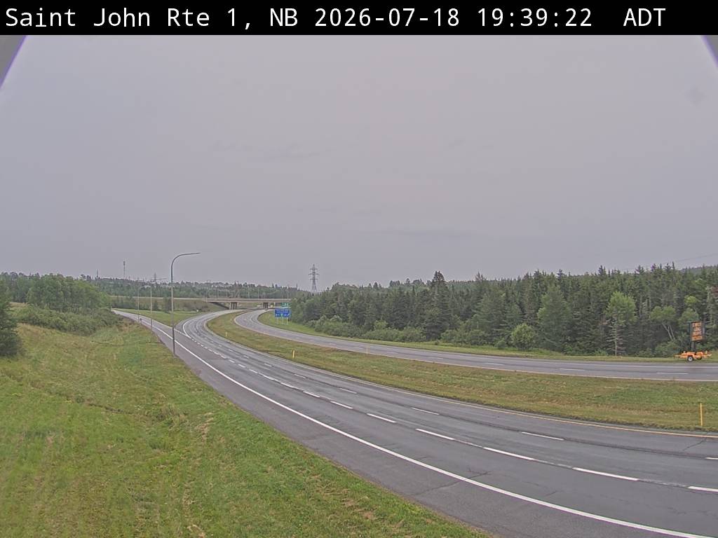 Web Cam image of Saint John (NB Highway 1)