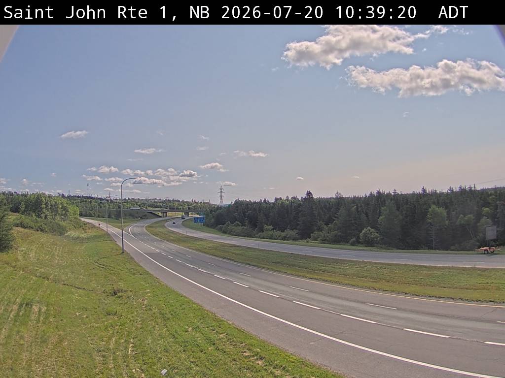 Web Cam image of Saint John (NB Highway 1)