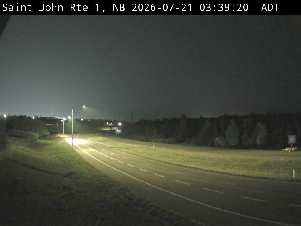 Web Cam image of Saint John (NB Highway 1)