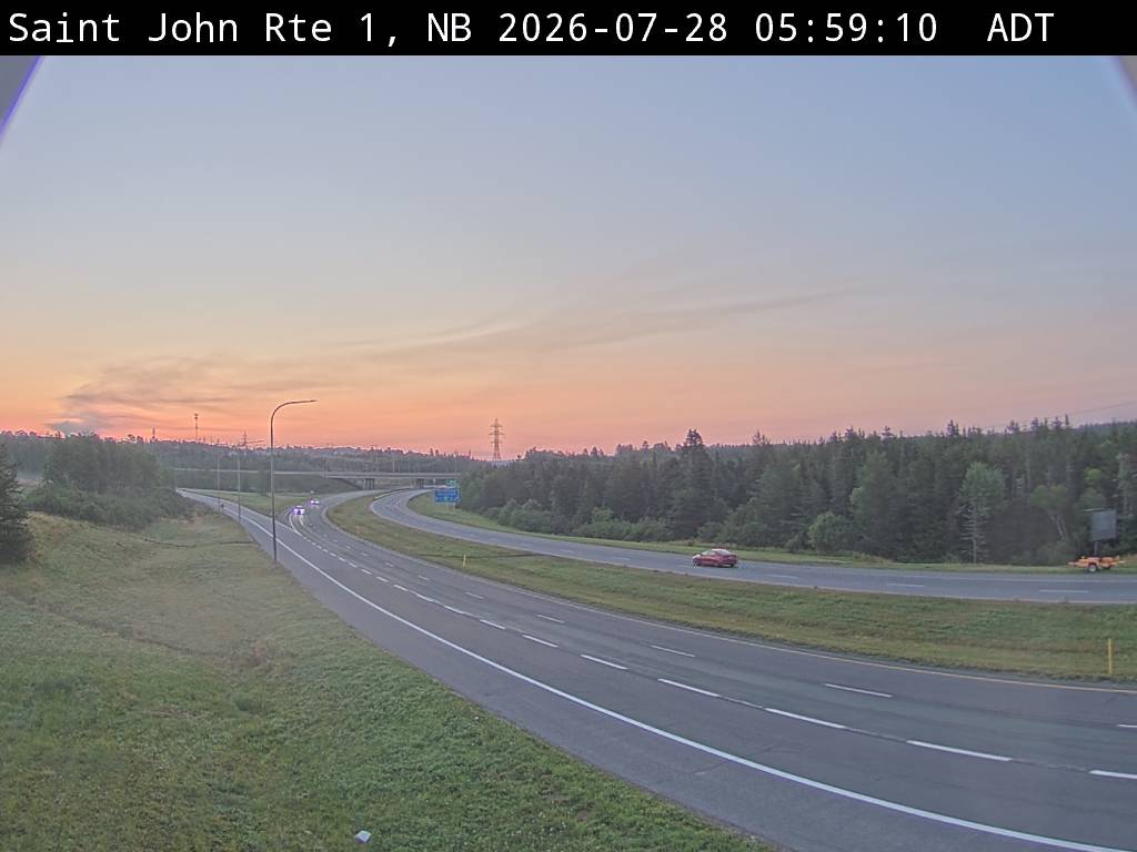 Web Cam image of Saint John (NB Highway 1)