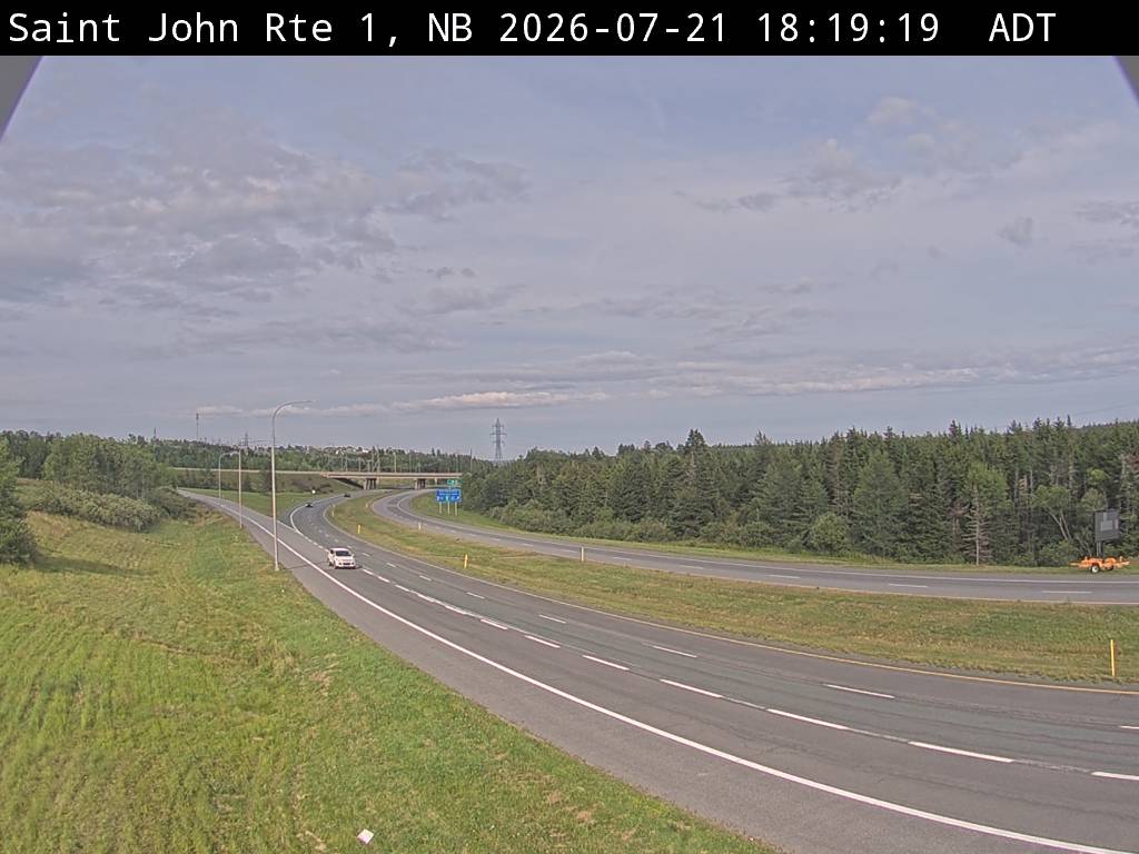 Web Cam image of Saint John (NB Highway 1)