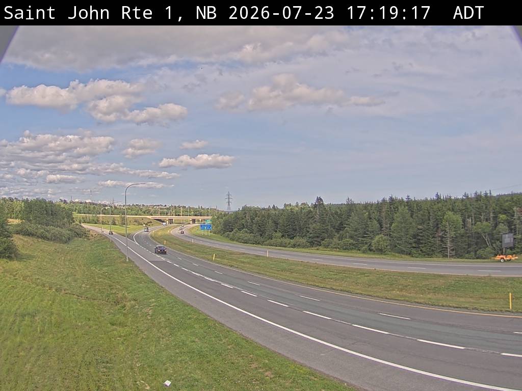 Web Cam image of Saint John (NB Highway 1)