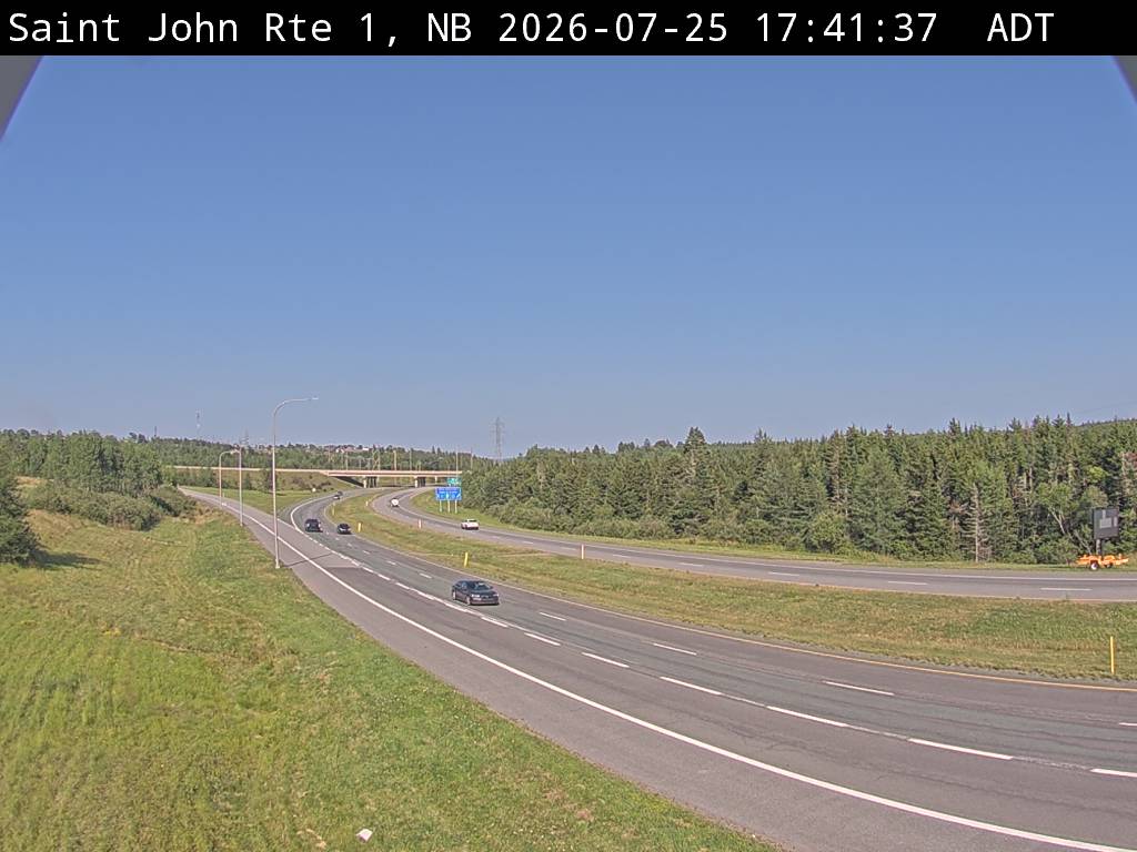 Web Cam image of Saint John (NB Highway 1)