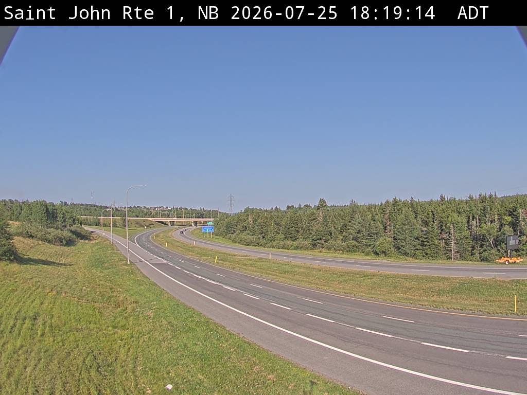 Web Cam image of Saint John (NB Highway 1)