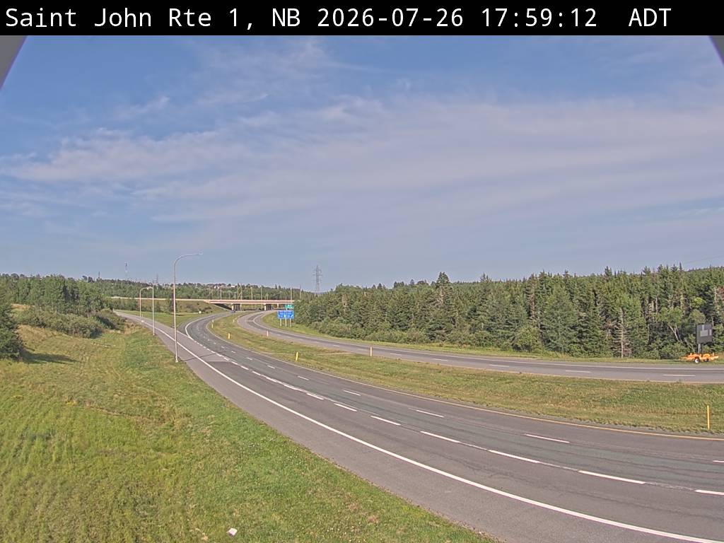 Web Cam image of Saint John (NB Highway 1)