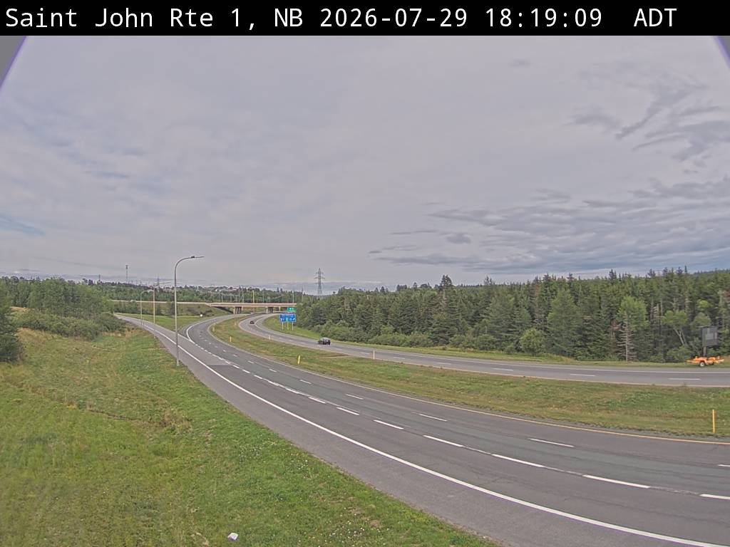 Web Cam image of Saint John (NB Highway 1)