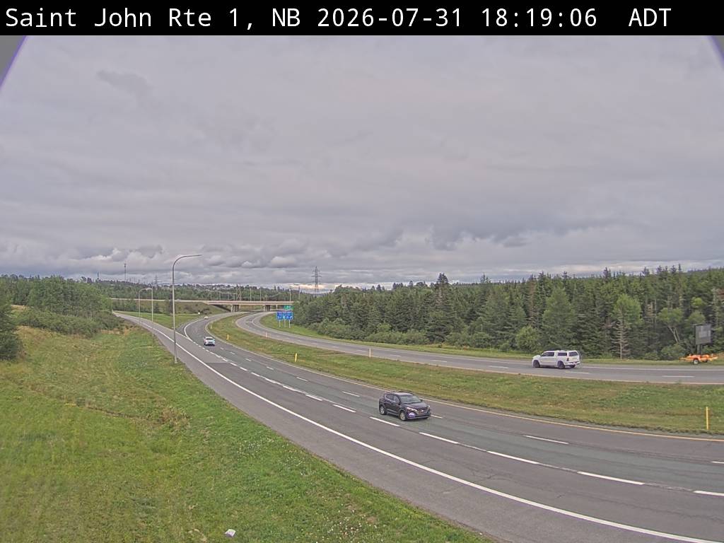 Web Cam image of Saint John (NB Highway 1)
