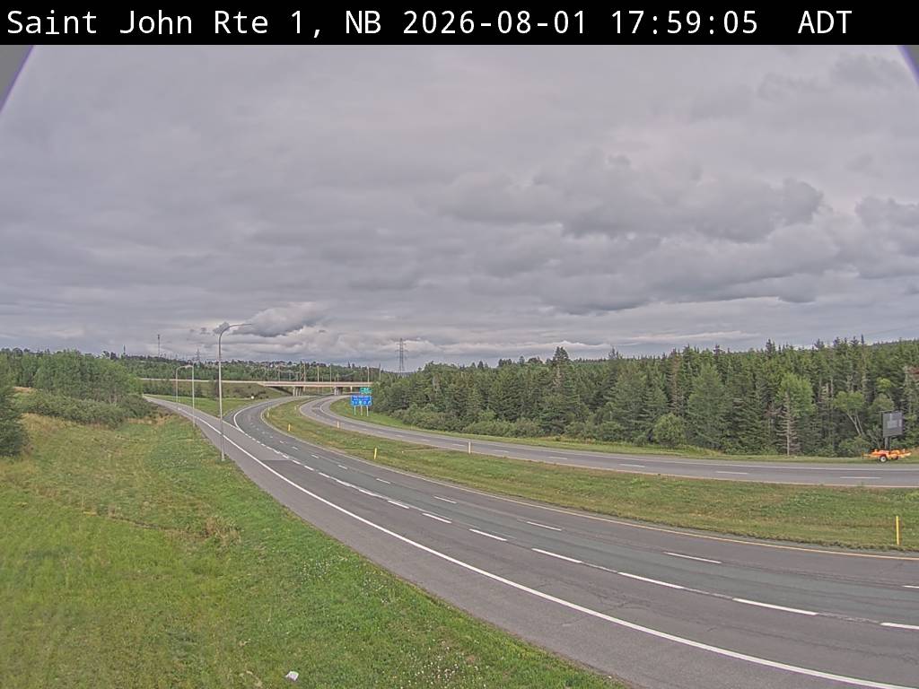 Web Cam image of Saint John (NB Highway 1)