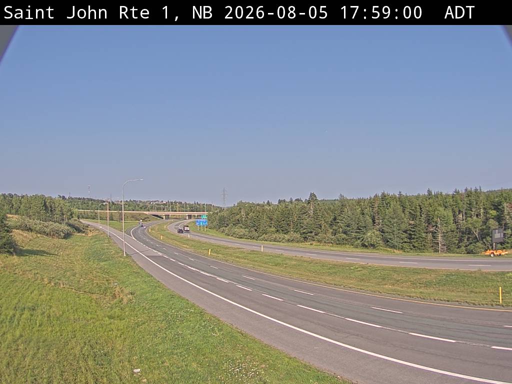 Web Cam image of Saint John (NB Highway 1)