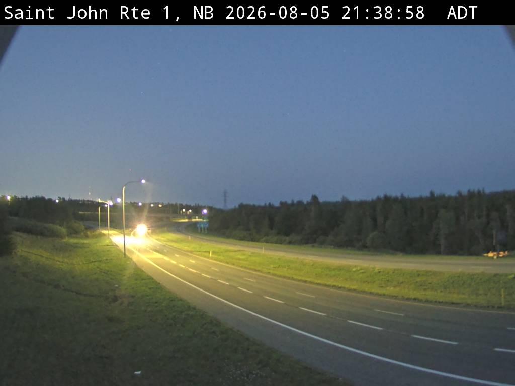 Web Cam image of Saint John (NB Highway 1)