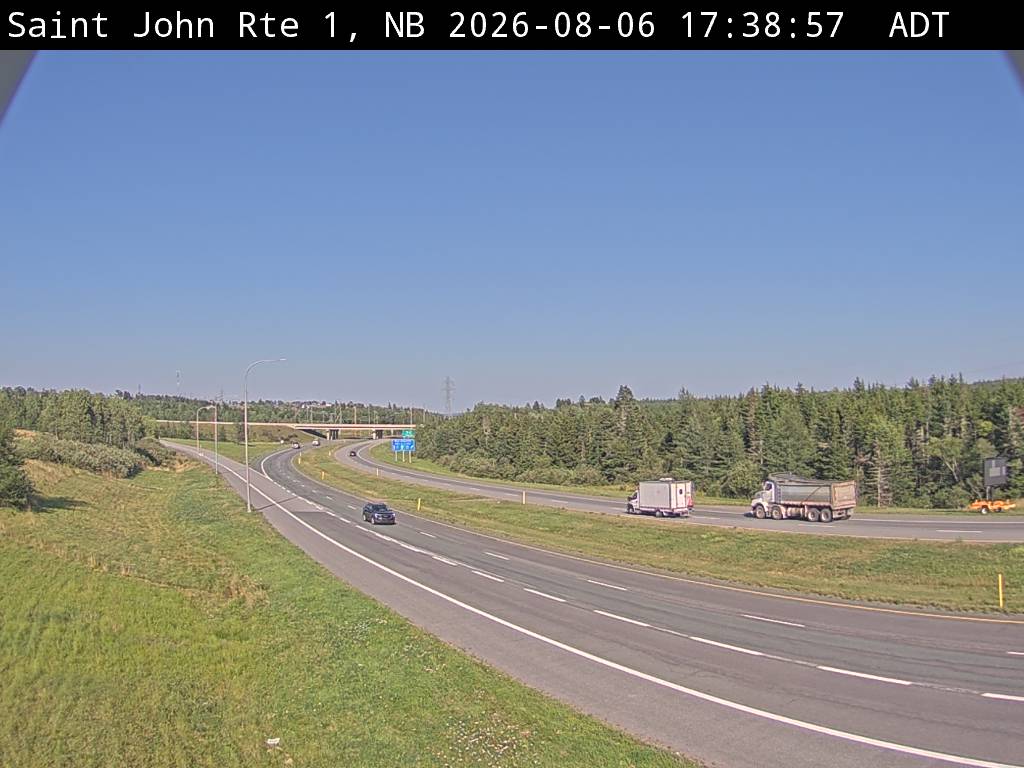 Web Cam image of Saint John (NB Highway 1)