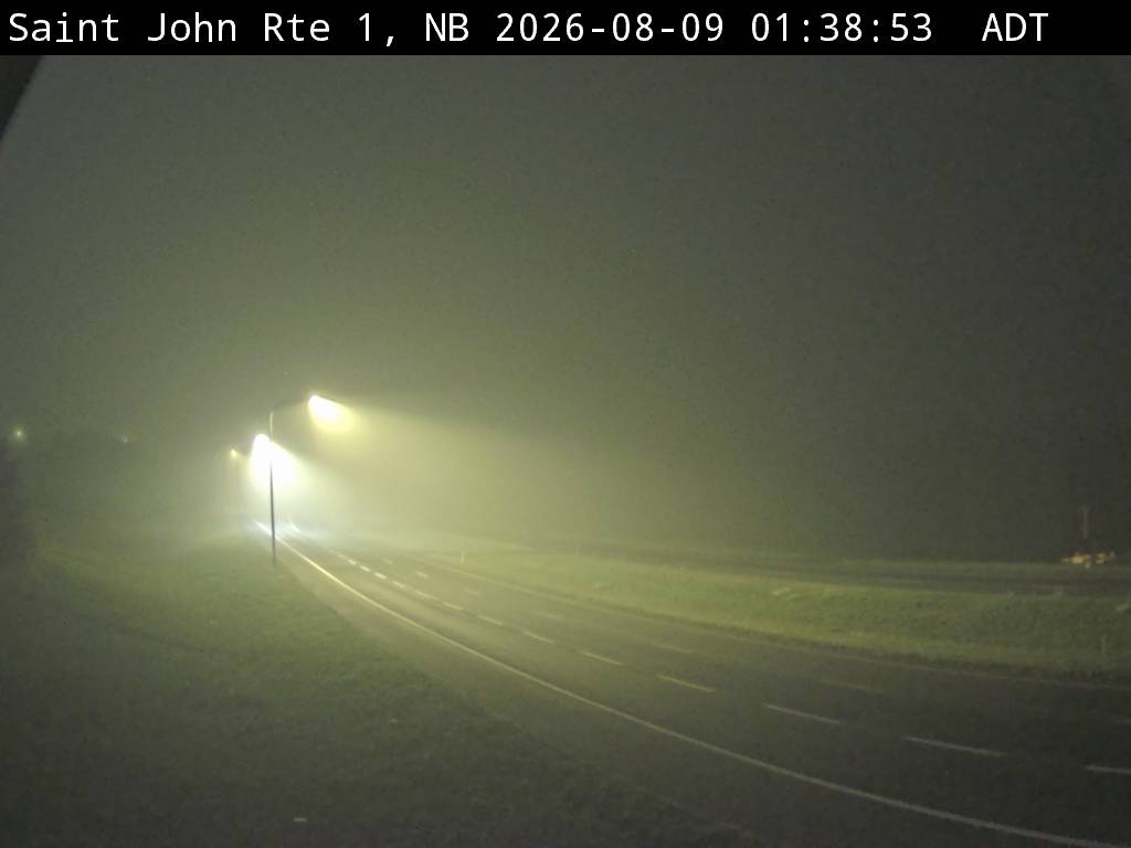 Web Cam image of Saint John (NB Highway 1)