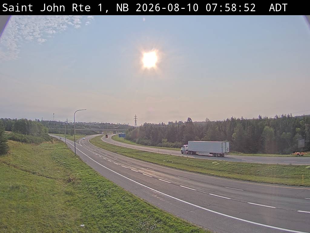 Web Cam image of Saint John (NB Highway 1)