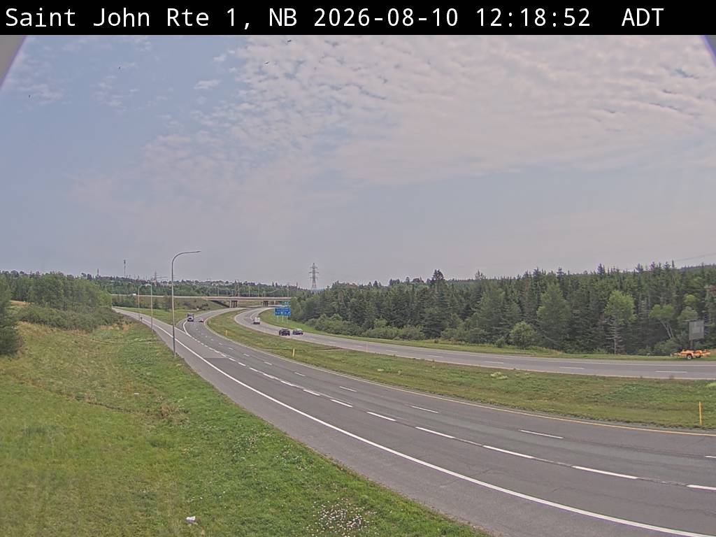Web Cam image of Saint John (NB Highway 1)