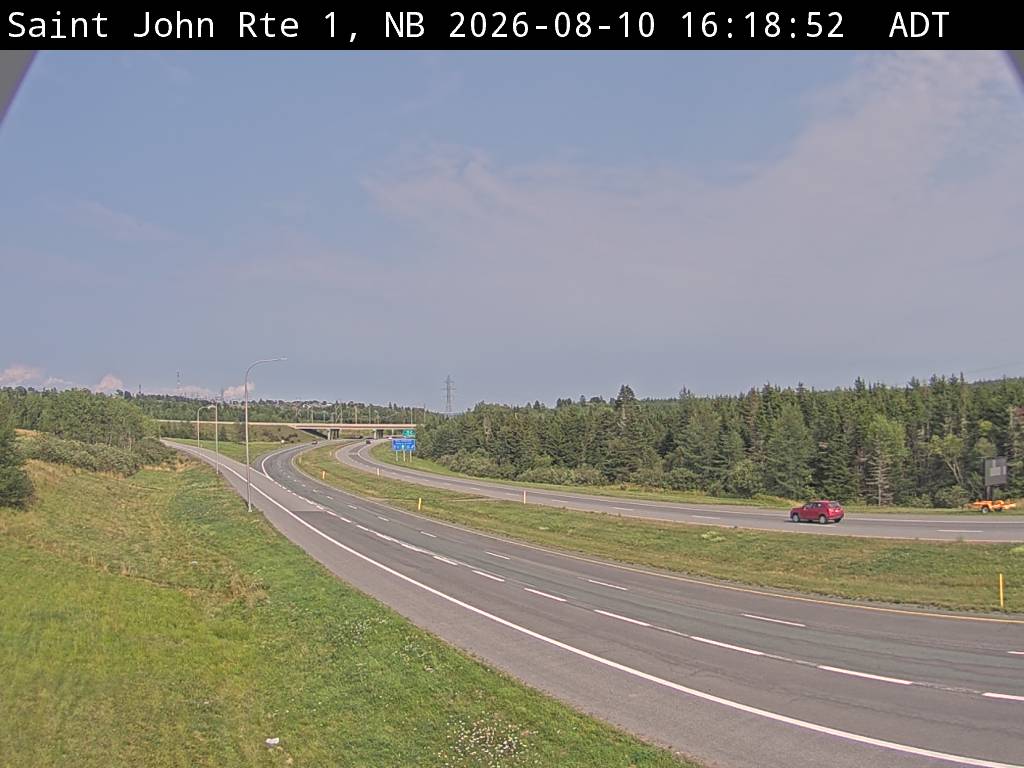 Web Cam image of Saint John (NB Highway 1)