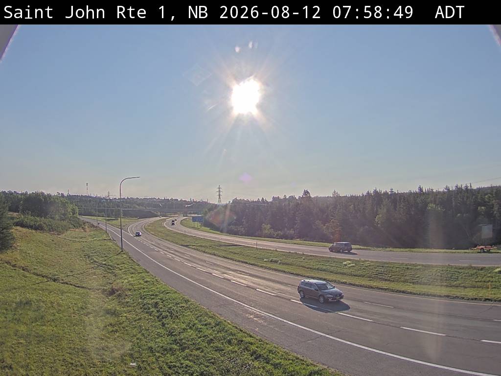 Web Cam image of Saint John (NB Highway 1)