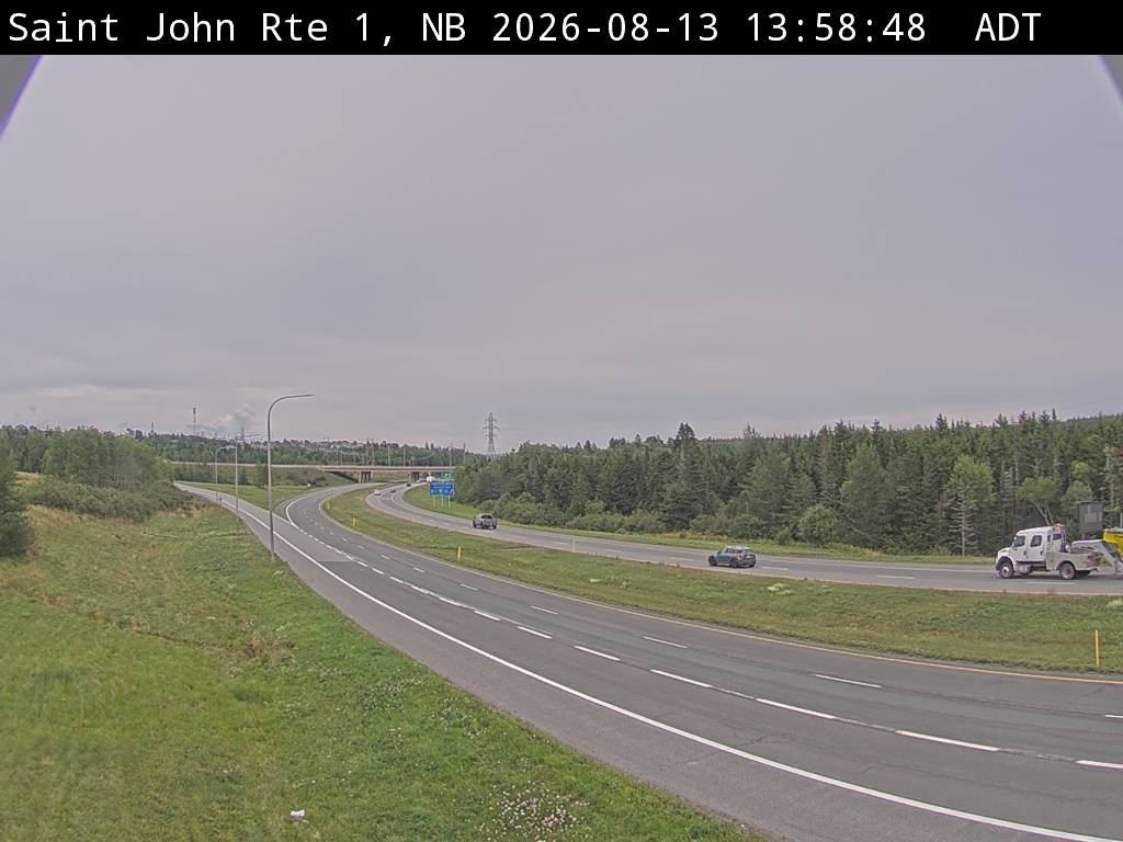 Web Cam image of Saint John (NB Highway 1)