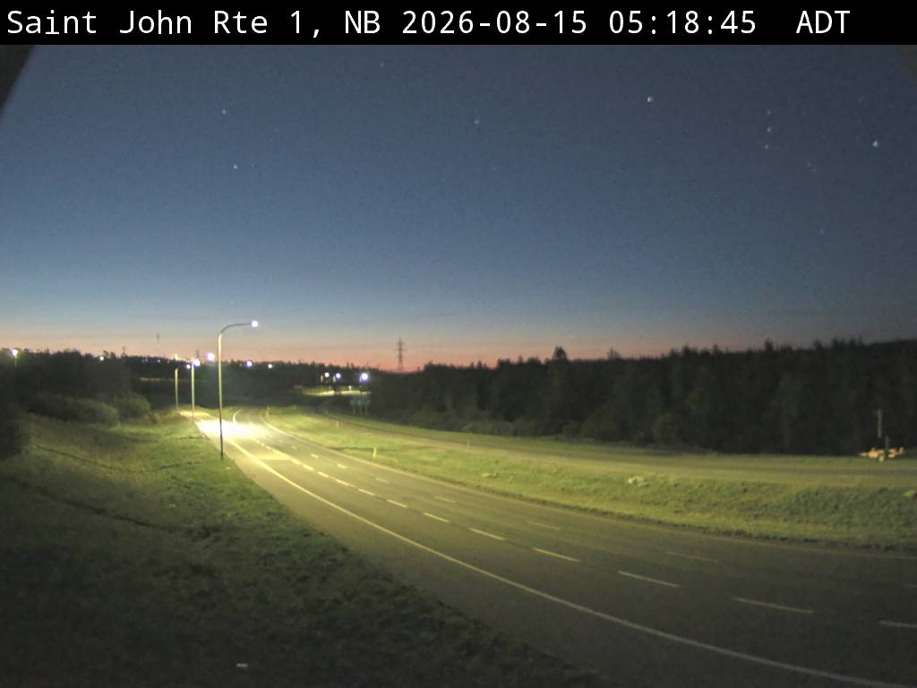 Web Cam image of Saint John (NB Highway 1)