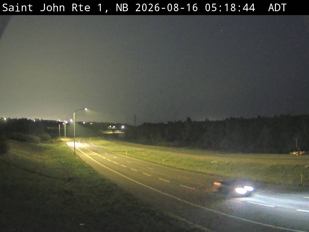 Web Cam image of Saint John (NB Highway 1)