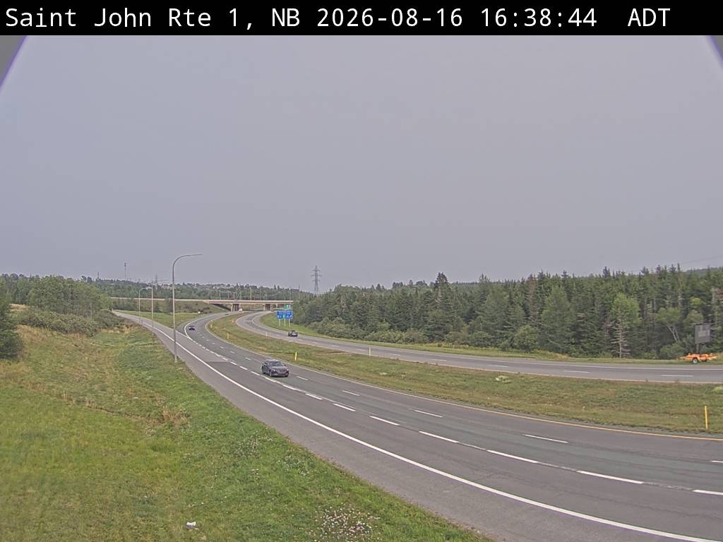 Web Cam image of Saint John (NB Highway 1)
