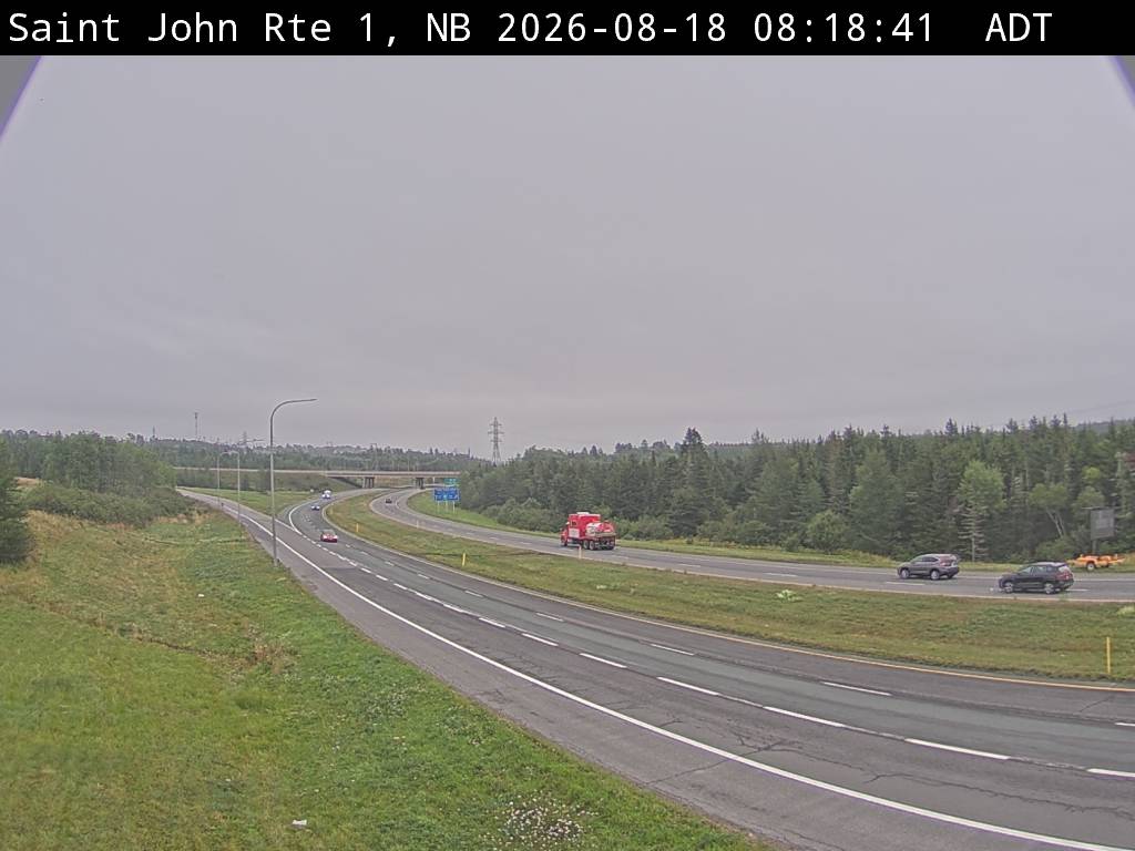 Web Cam image of Saint John (NB Highway 1)