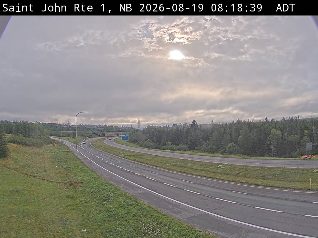 Web Cam image of Saint John (NB Highway 1)