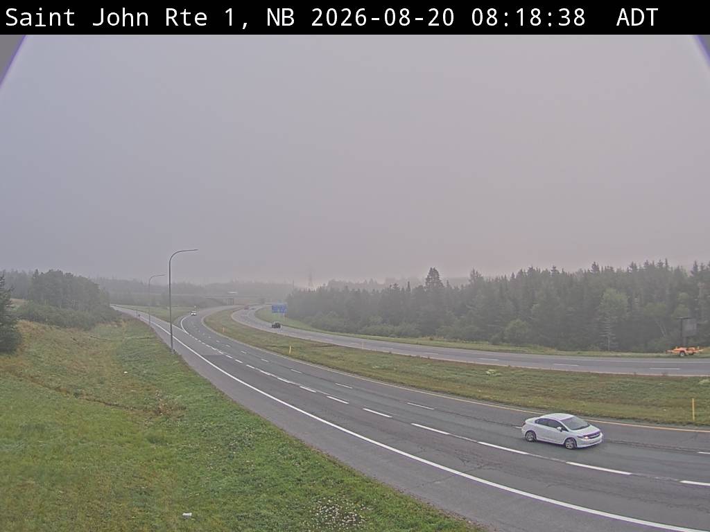 Web Cam image of Saint John (NB Highway 1)