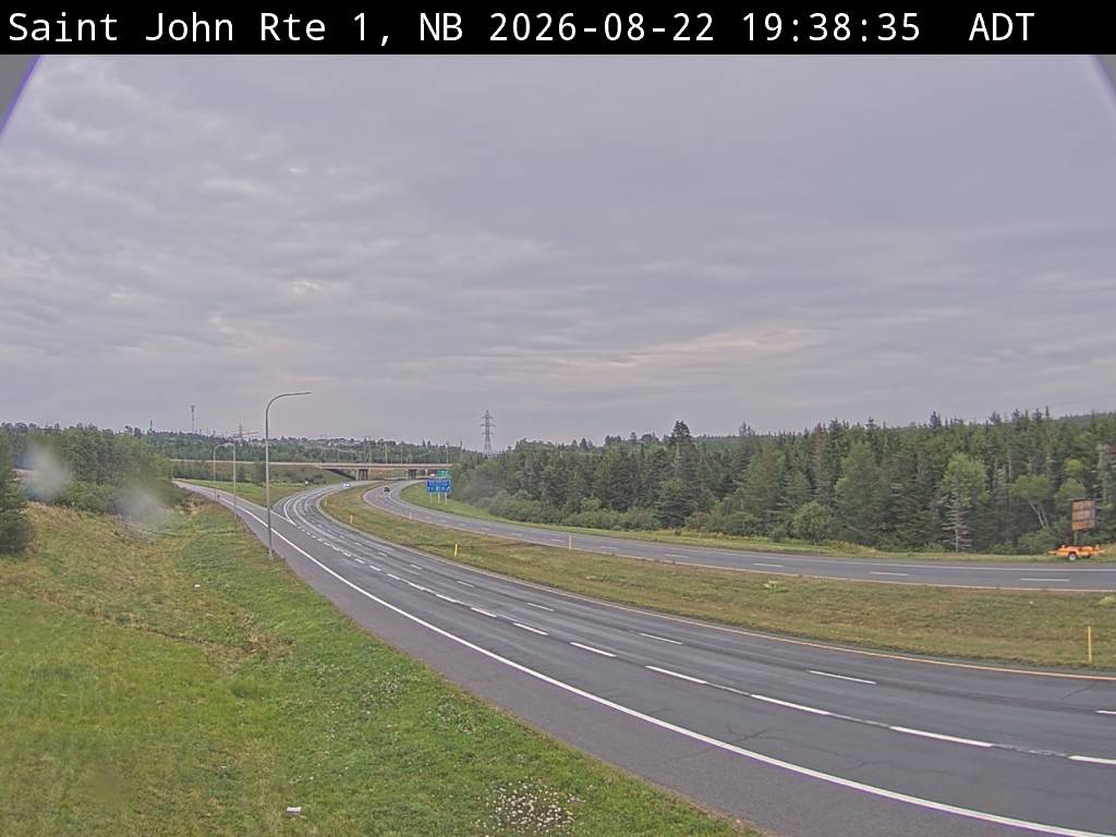Web Cam image of Saint John (NB Highway 1)