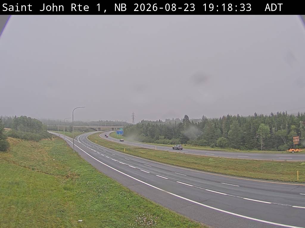 Web Cam image of Saint John (NB Highway 1)