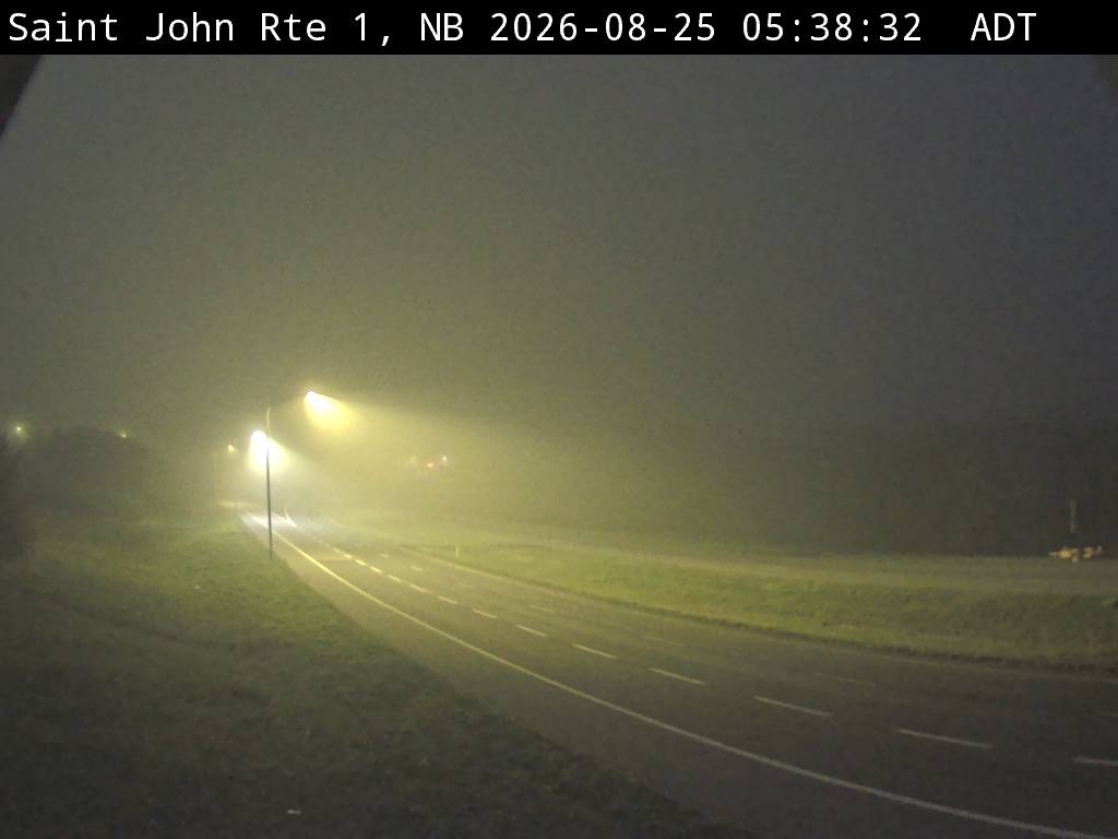 Web Cam image of Saint John (NB Highway 1)