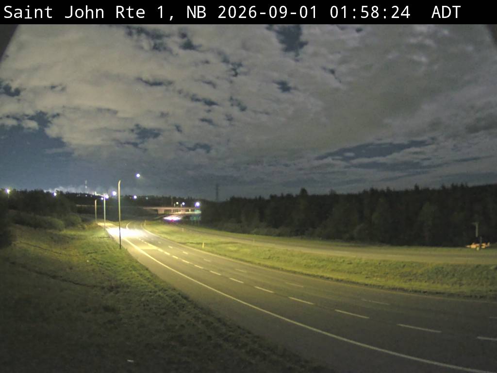 Web Cam image of Saint John (NB Highway 1)