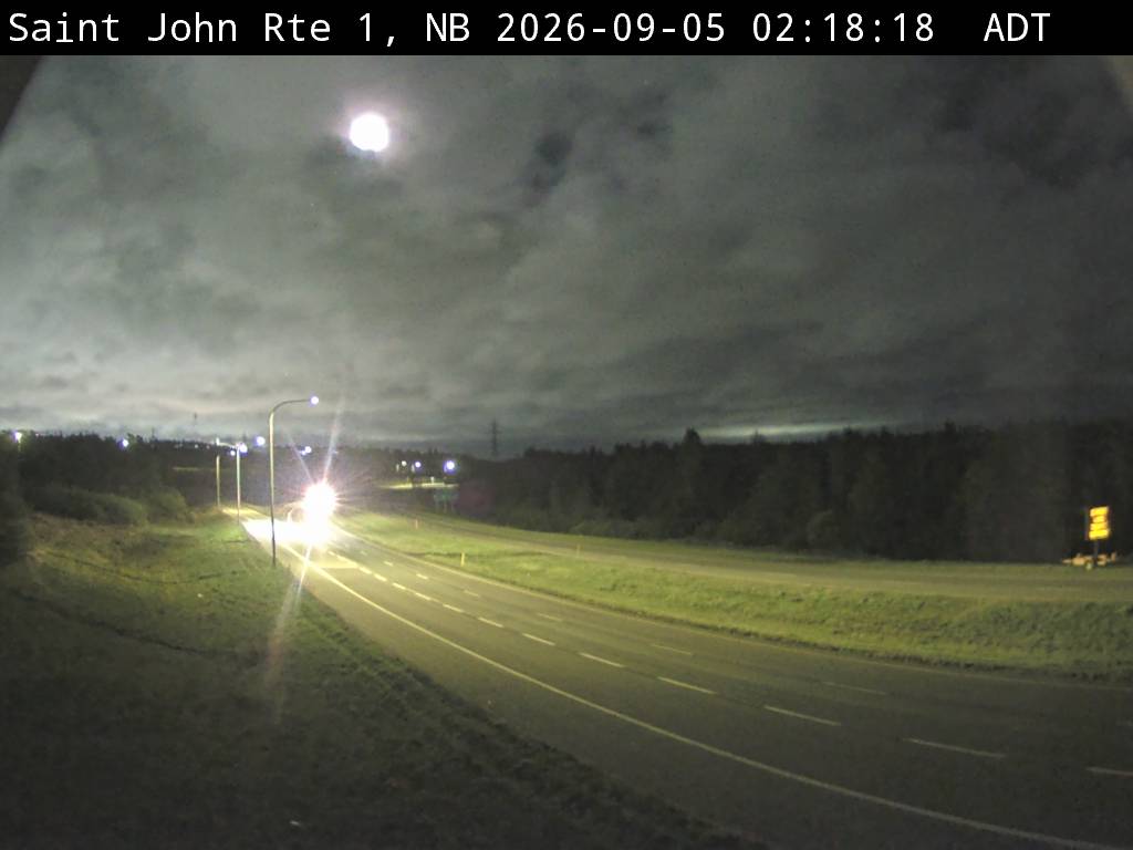 Web Cam image of Saint John (NB Highway 1)