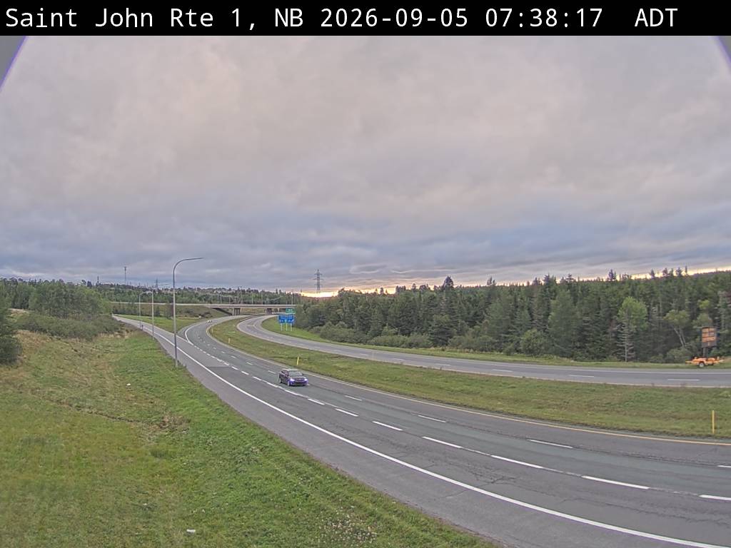 Web Cam image of Saint John (NB Highway 1)
