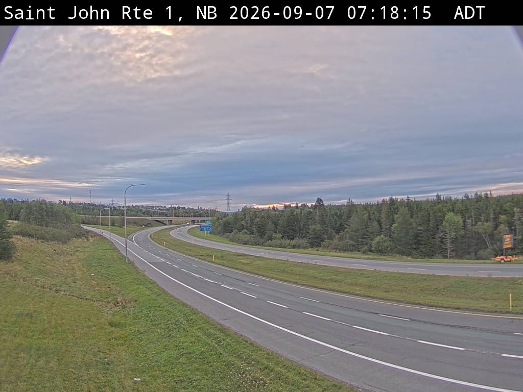 Web Cam image of Saint John (NB Highway 1)
