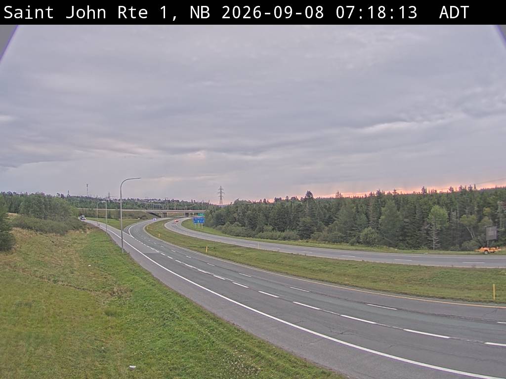 Web Cam image of Saint John (NB Highway 1)